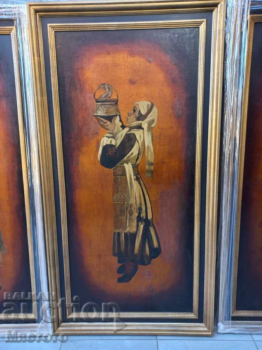 Ιβάν Κίρκοφ 5τμ. πίνακες υπογραφή ημερομηνία 1961 - 7