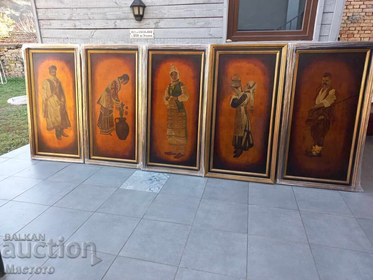 Ιβάν Κίρκοφ 5τμ. πίνακες υπογραφή ημερομηνία 1961