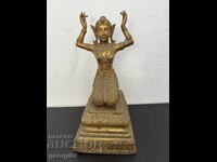 Бронзова скулптура / фигура на тайландско божество. №7515