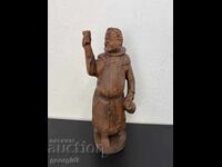 Statuie franceză sculptată manual, reprezentând un călugăr băutor. Nr. 7516