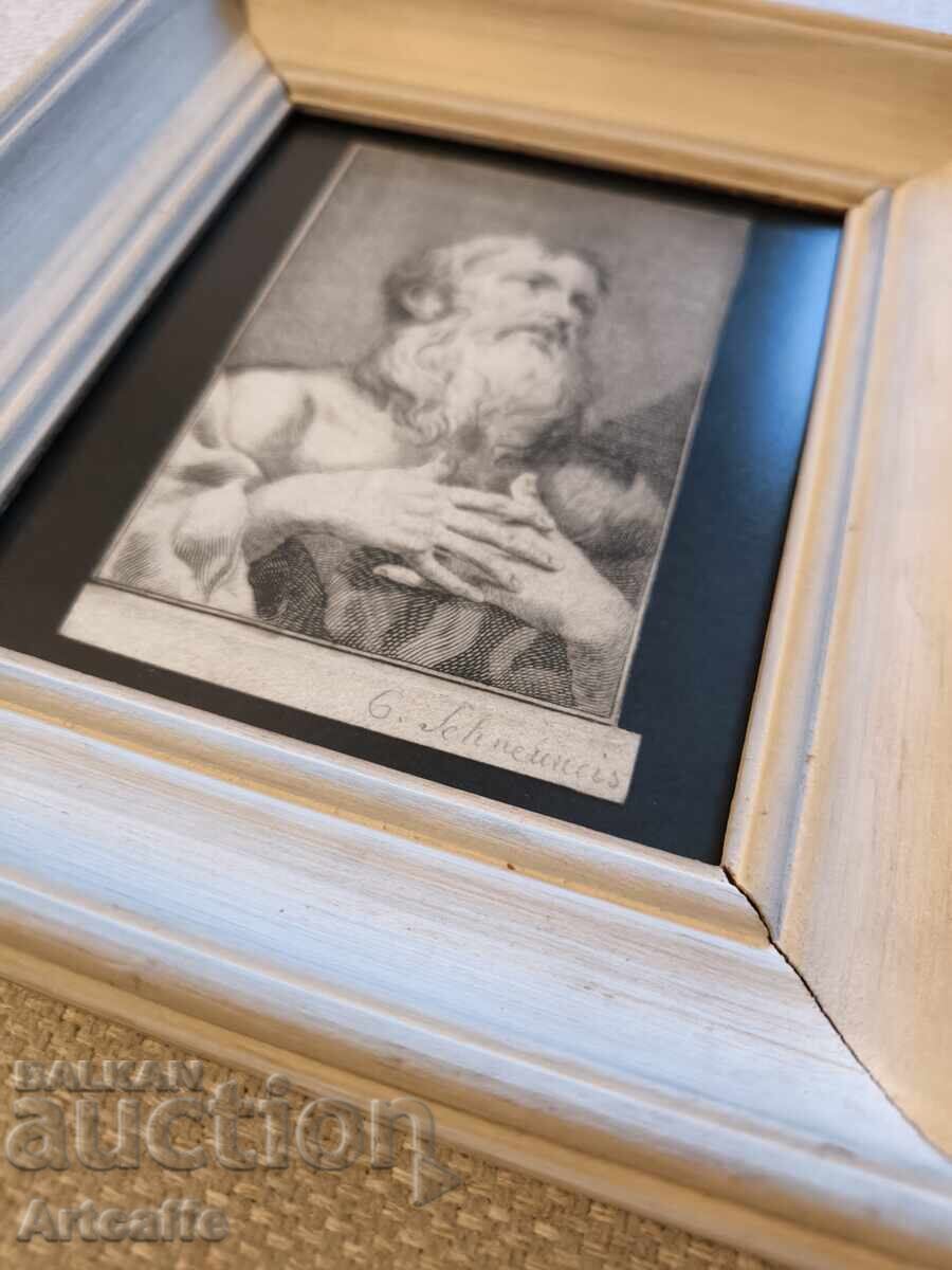 Графика портрет на светец - 7 Графика портрет на светец - 7