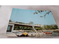 Καρτ ποστάλ Σαντάνσκι Η λίμνη στο πάρκο 1987