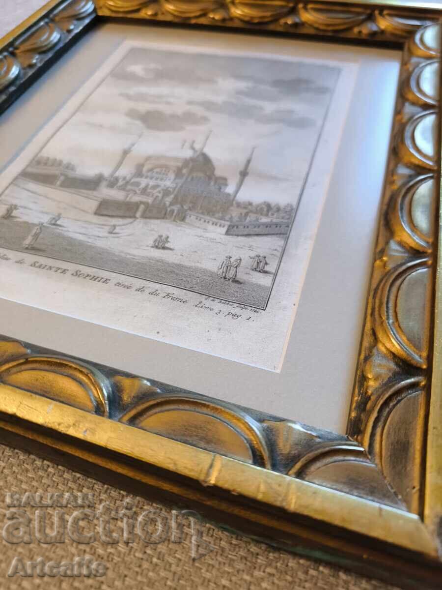 Λιθογραφία της Αγίας Σοφίας στην Κωνσταντινούπολη - 6