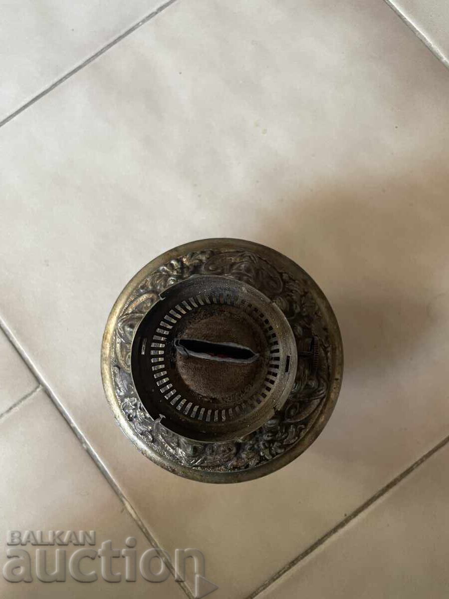 Παράδοση Λάμπα γκαζιού - 12 εκ. ύψος, χάλκινη