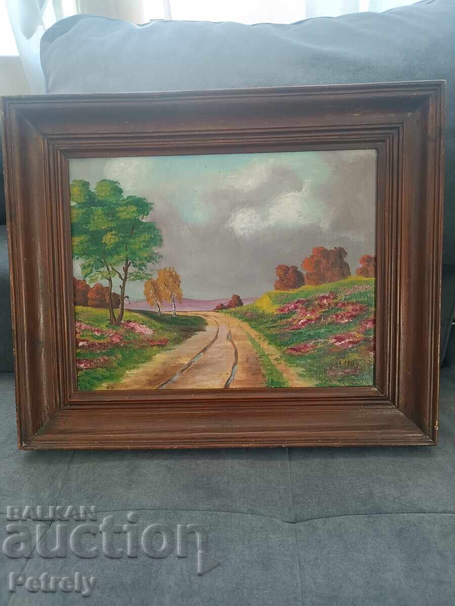 Old oil painting Old oil painting