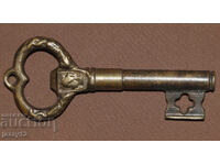 Tirbușon decorativ din bronz interesant cheie