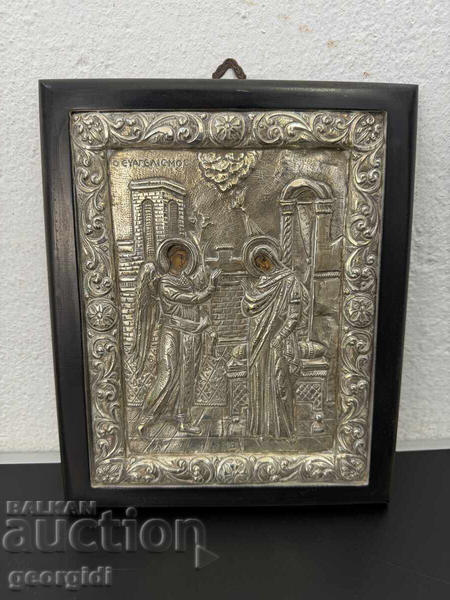 Silver Icon "Annunciation". No. 7517 Silver Icon "Annunciation". No. 7517