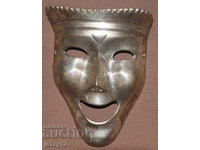 Solid Bronze Theater Mask