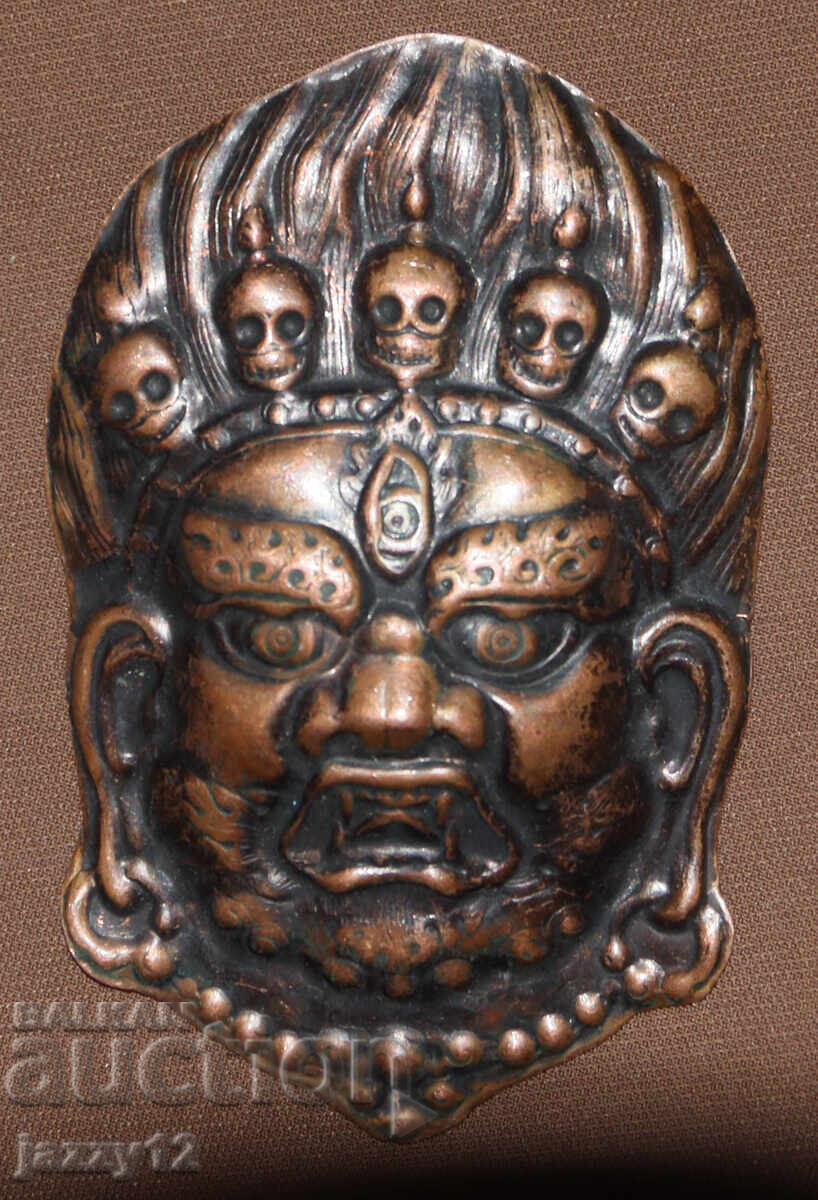Small Copper Mask Amulet Nepal with price 60.00 BGN | € 30.68