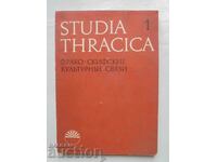 Studia Thracica. Volume 1: Thracian-Scythian Cultural Connections 1975