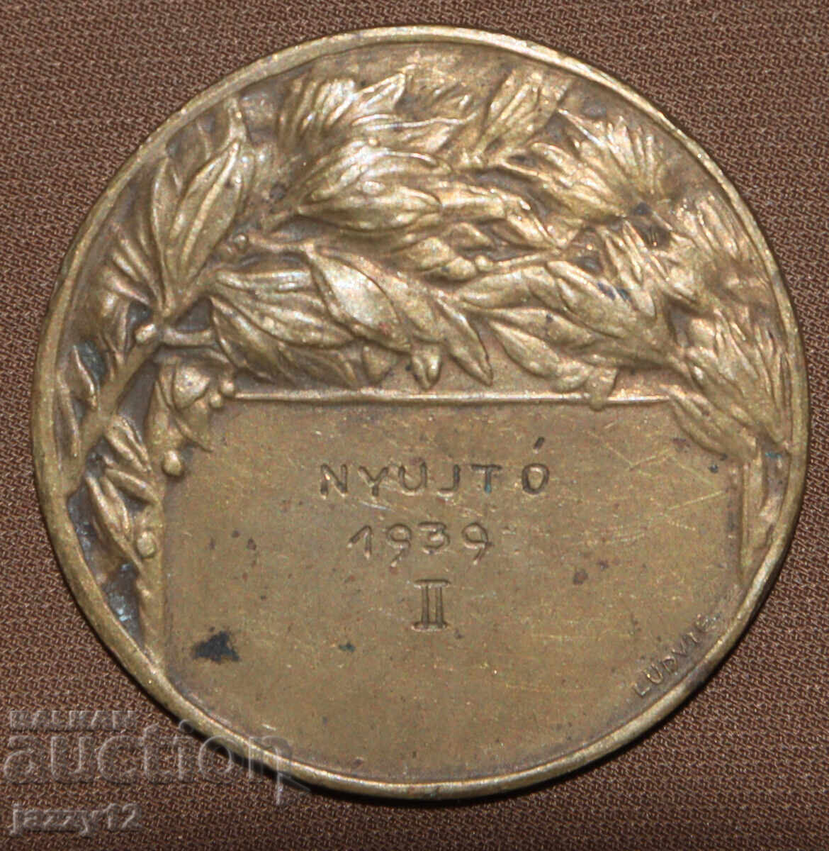 Delivery of Hungarian Sports Commemorative Medal 1939