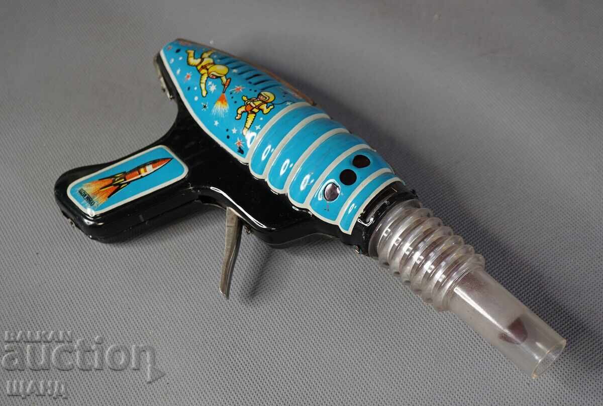 Παλιό Ουγγρικό μεταλλικό παιχνίδι διαστημικό πιστόλι με κουτί - 5 Παλιό Ουγγρικό μεταλλικό παιχνίδι διαστημικό πιστόλι με κουτί - 5