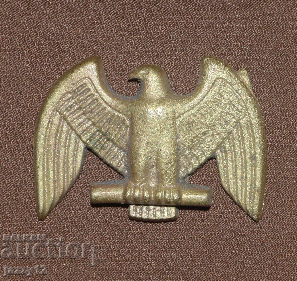 Old brass applique insignia eagle with price 100.00 BGN | € 51.13 Old brass applique insignia eagle with price 100.00 BGN | € 51.13