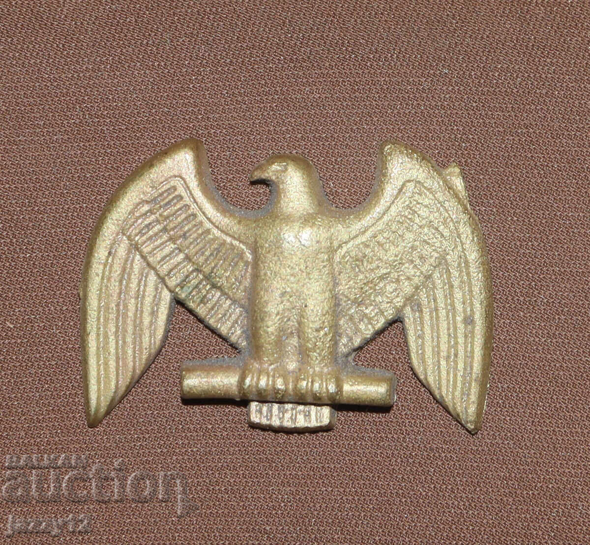 Old brass applique insignia eagle Old brass applique insignia eagle