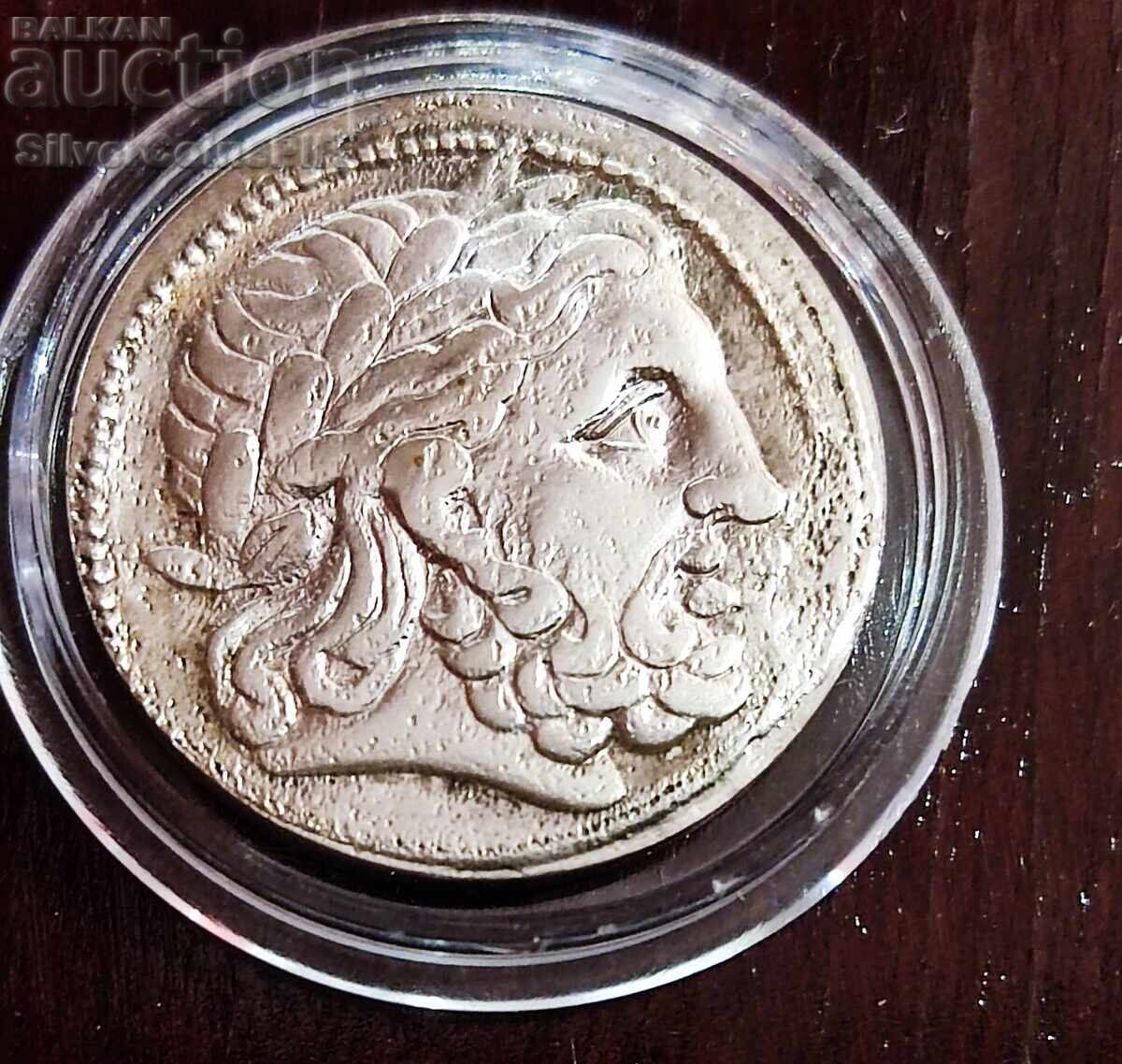 Silver Replica of Tetradrachm 2001 Athens Olympics Silver Replica of Tetradrachm 2001 Athens Olympics