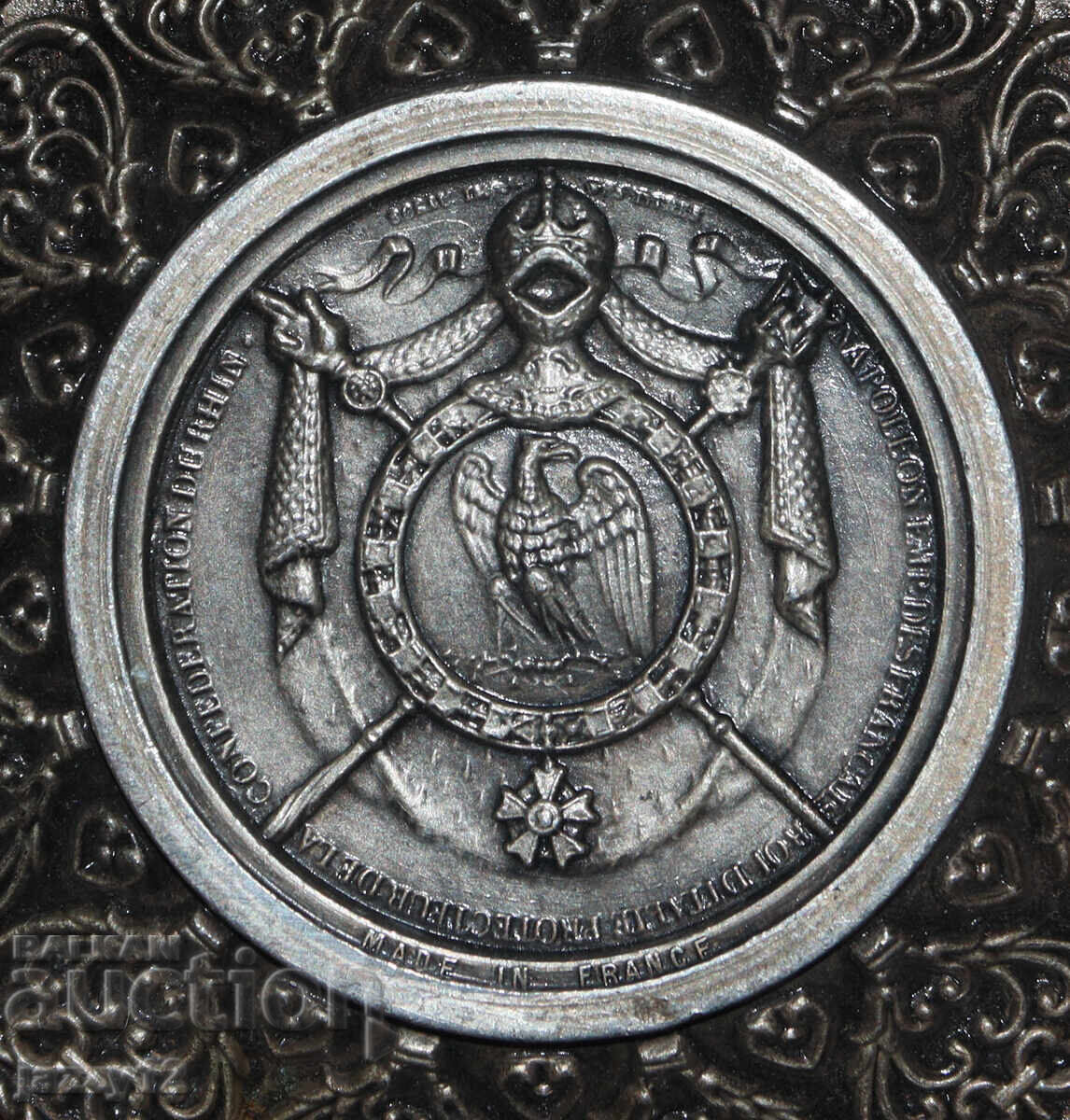 Napoleon Bonaparte Metal Decorative Plate France - 5