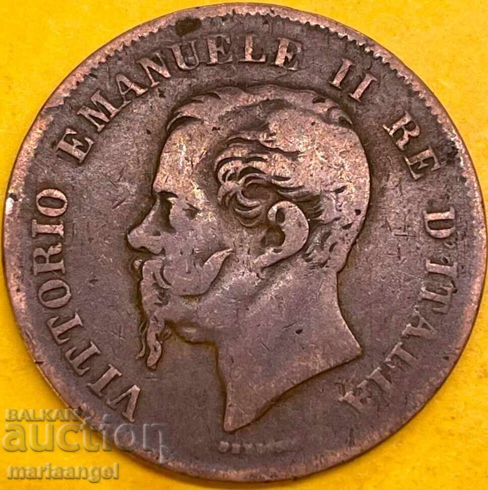 5 centesimi 1862 N - Naples Italy 25mm με τιμή 6.00 BGN | € 3.07