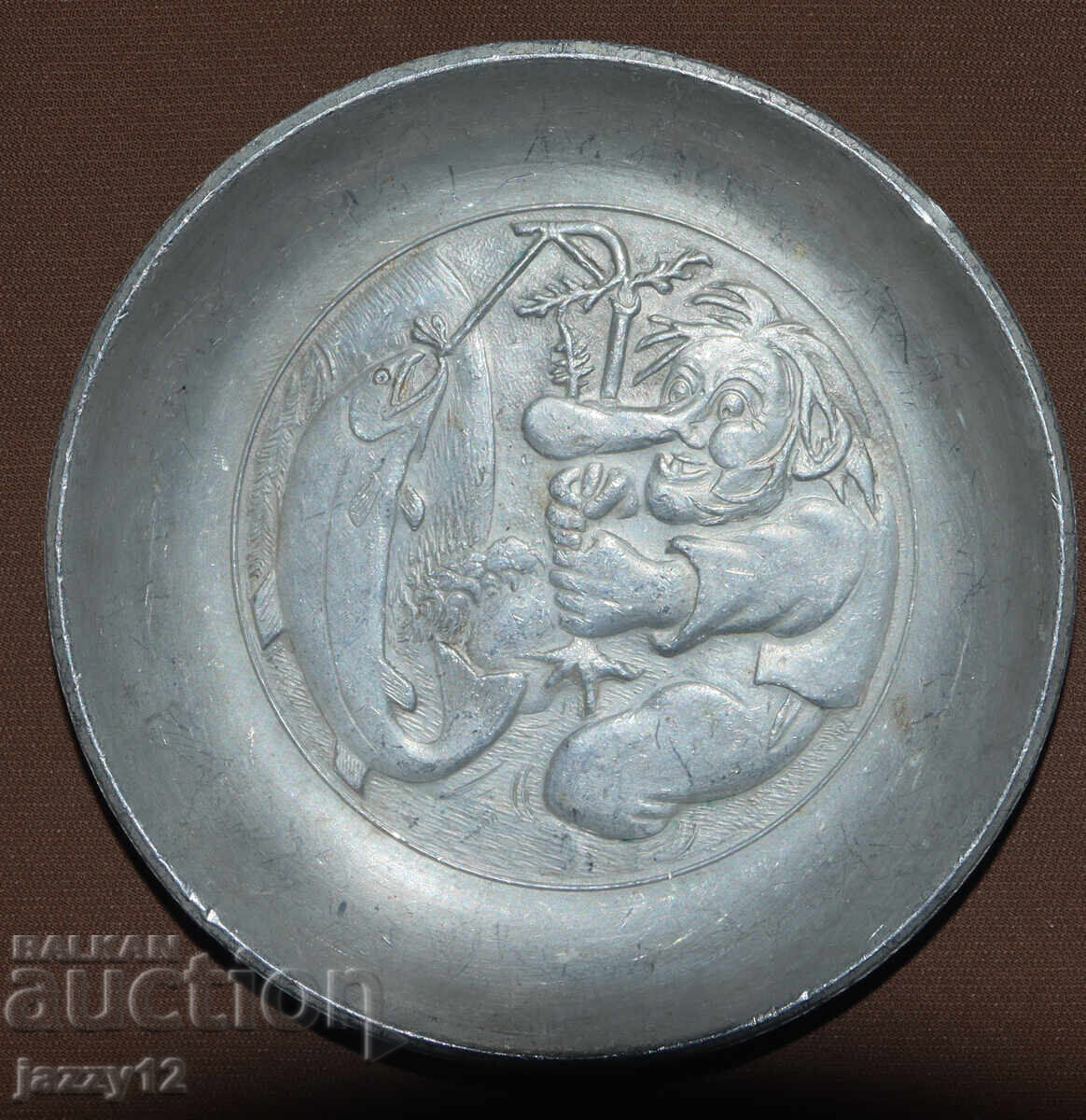 Δημοπρασία Μικρό αλουμινένιο Σκανδιναβικό διακοσμητικό πιάτο Δημοπρασία Μικρό αλουμινένιο Σκανδιναβικό διακοσμητικό πιάτο