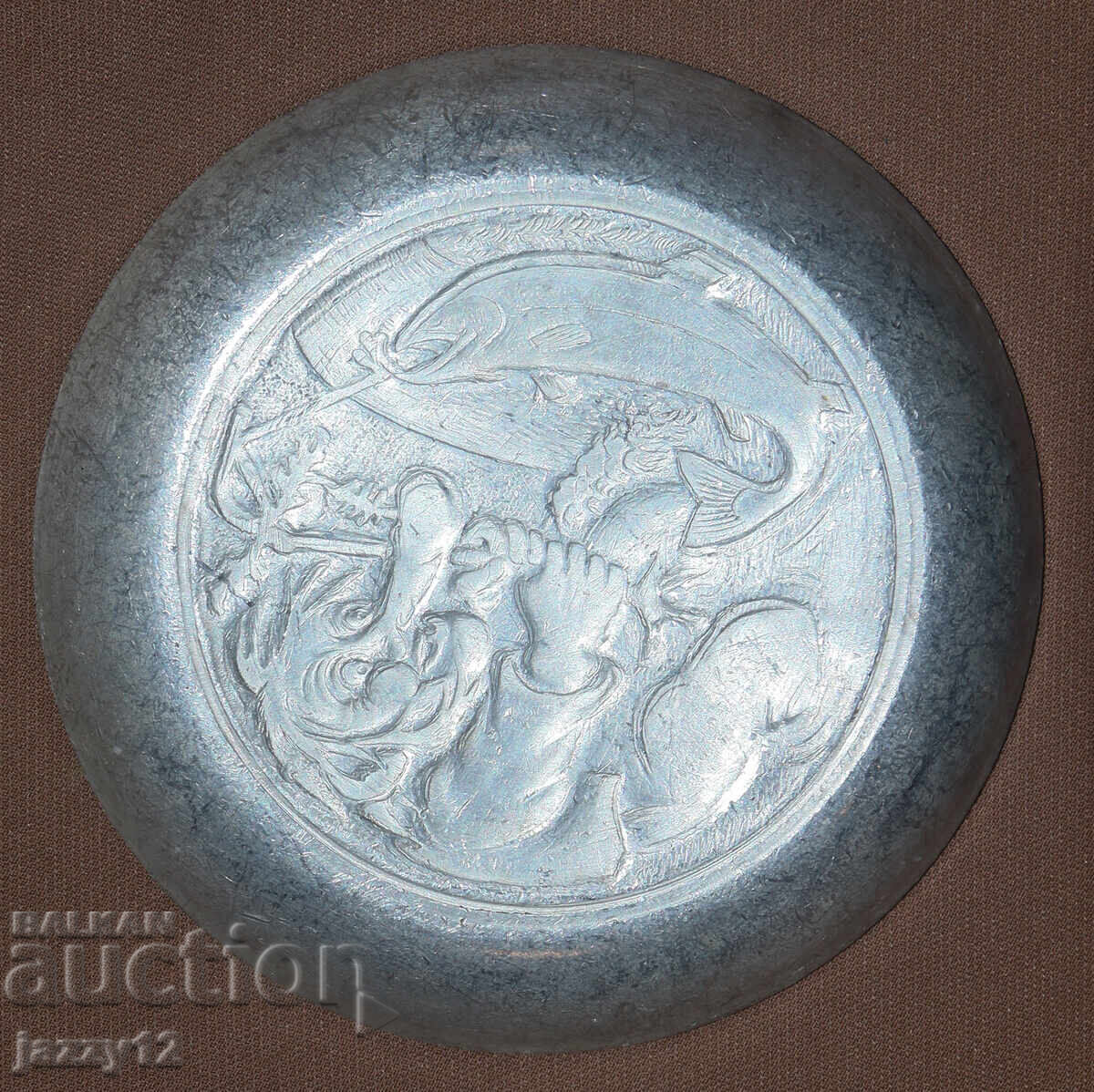 Μικρό αλουμινένιο Σκανδιναβικό διακοσμητικό πιάτο - 5 Μικρό αλουμινένιο Σκανδιναβικό διακοσμητικό πιάτο - 5