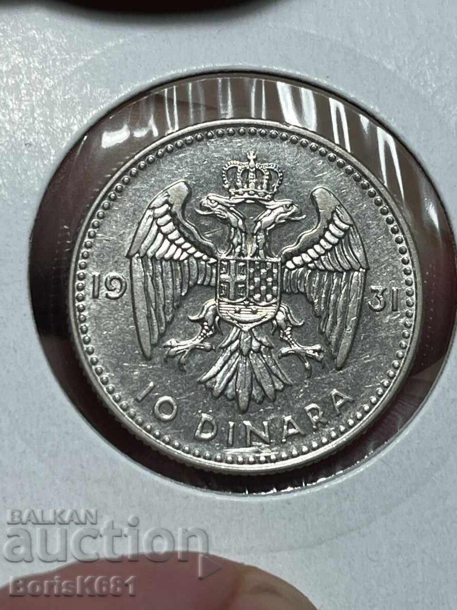 Yugoslavia 10 dinara 1931 Yugoslavia 10 dinara 1931