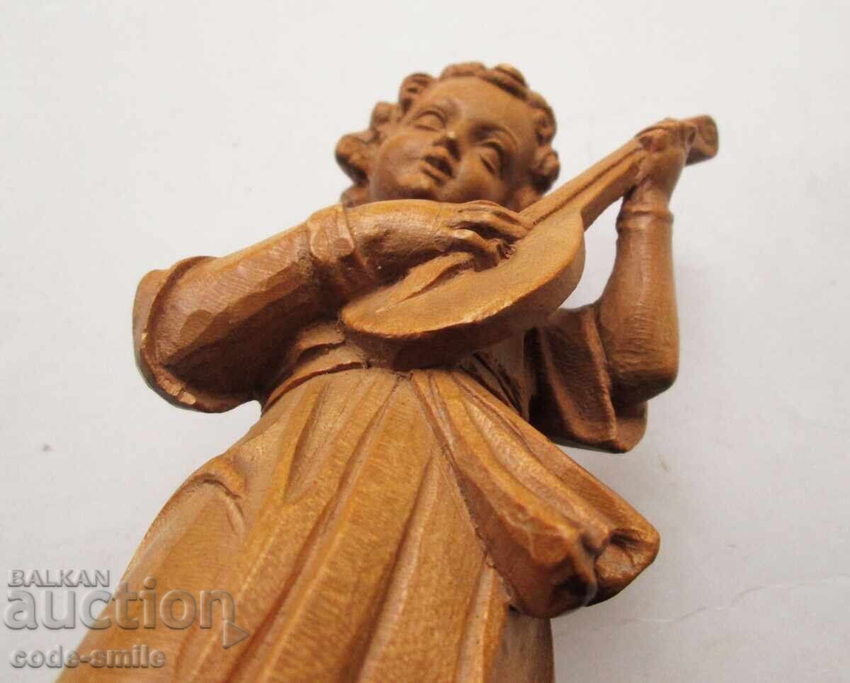 Εξαιρετικό παλιό ξυλόγλυπτο ειδώλιο ξύλινο αγαλματίδιο με τιμή 350.00 BGN | € 178.95