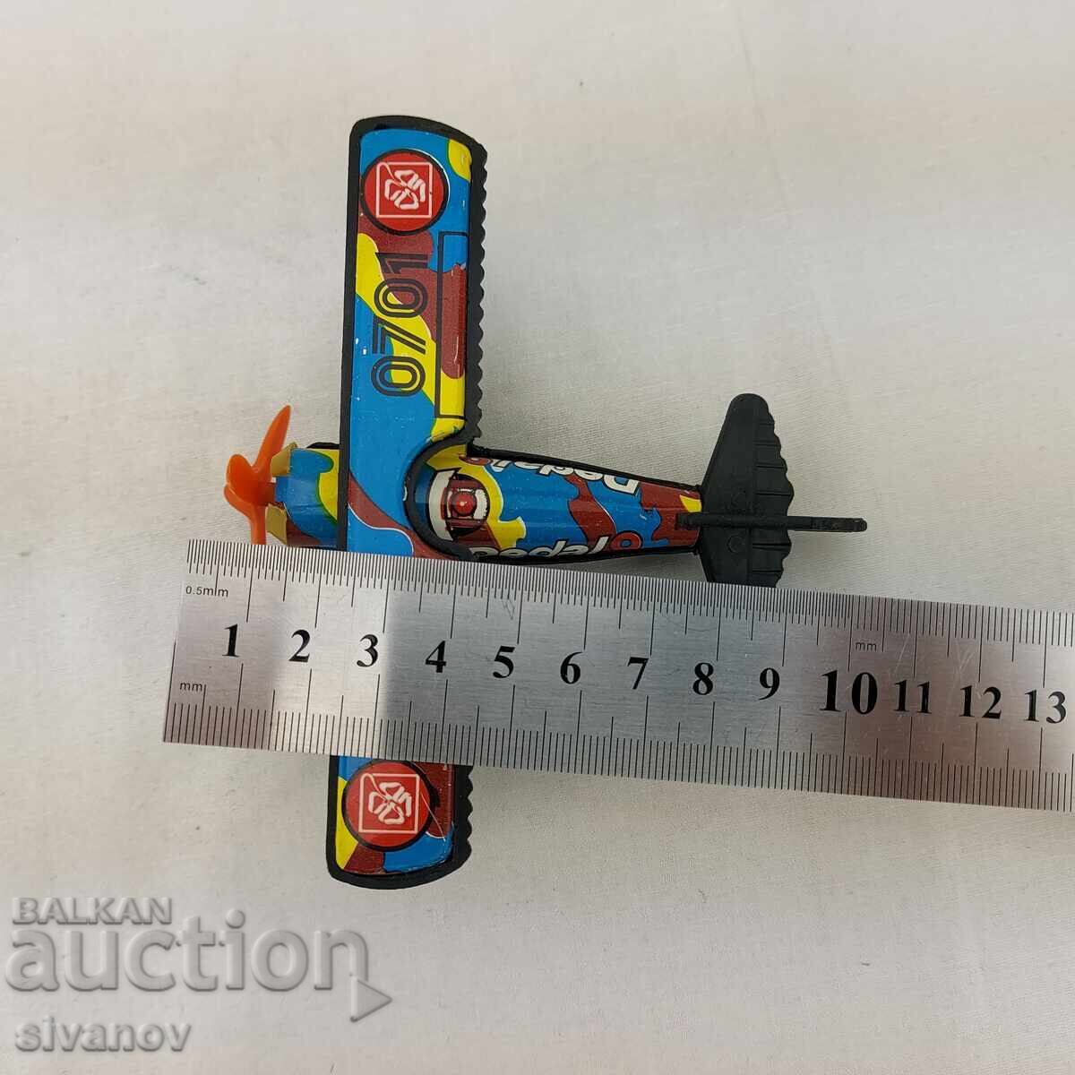 Old Airplane Dedal 9 0701 toy 70s Poland #2734 - 7 Old Airplane Dedal 9 0701 toy 70s Poland #2734 - 7