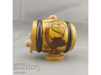 Butoi vechi de lemn, butoi, vas, ciubăr, butoi, găleată, mică punte