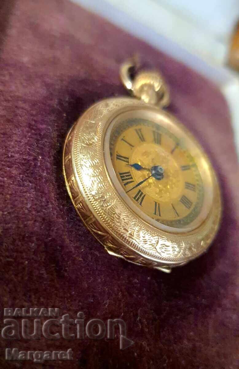 Auction Gold pocket watch 14k Auction Gold pocket watch 14k