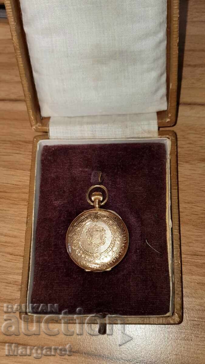 Gold pocket watch 14k - 5 Gold pocket watch 14k - 5
