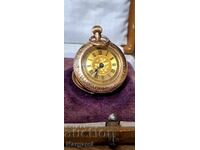 Gold pocket watch 14k