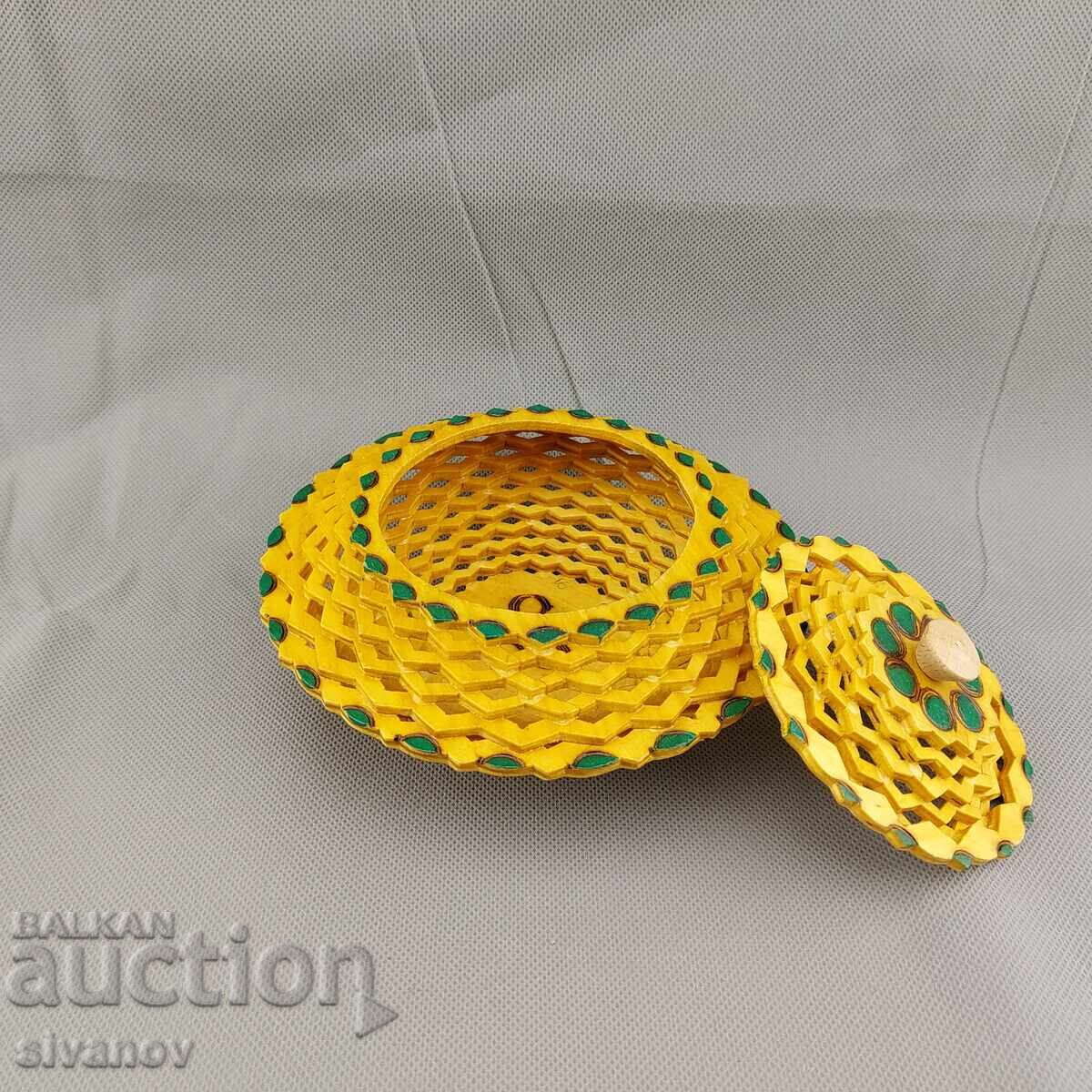 Όμορφο παλιό χειροποίητο ξύλινο κουτί κοσμημάτων #2853 με τιμή 24.99 BGN | € 12.78