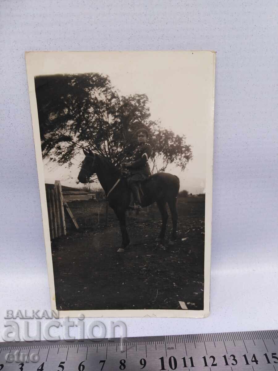 ЦАРСКА СНИМКА,КАВАЛЕРИСТ,ВОЙНИК,УНИФОРМА с цена 10.00 лв. | € 5.11