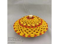 Όμορφο παλιό χειροποίητο ξύλινο κουτί κοσμημάτων #2854