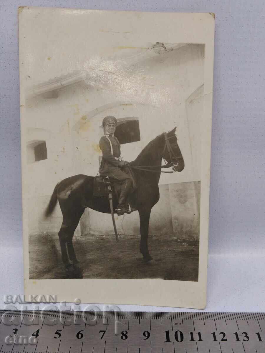FOTOGRAFIE REGALĂ, CAVALERIST, SOLDAT, UNIFORMĂ, sabie cu preț 10.00 BGN | € 5.11