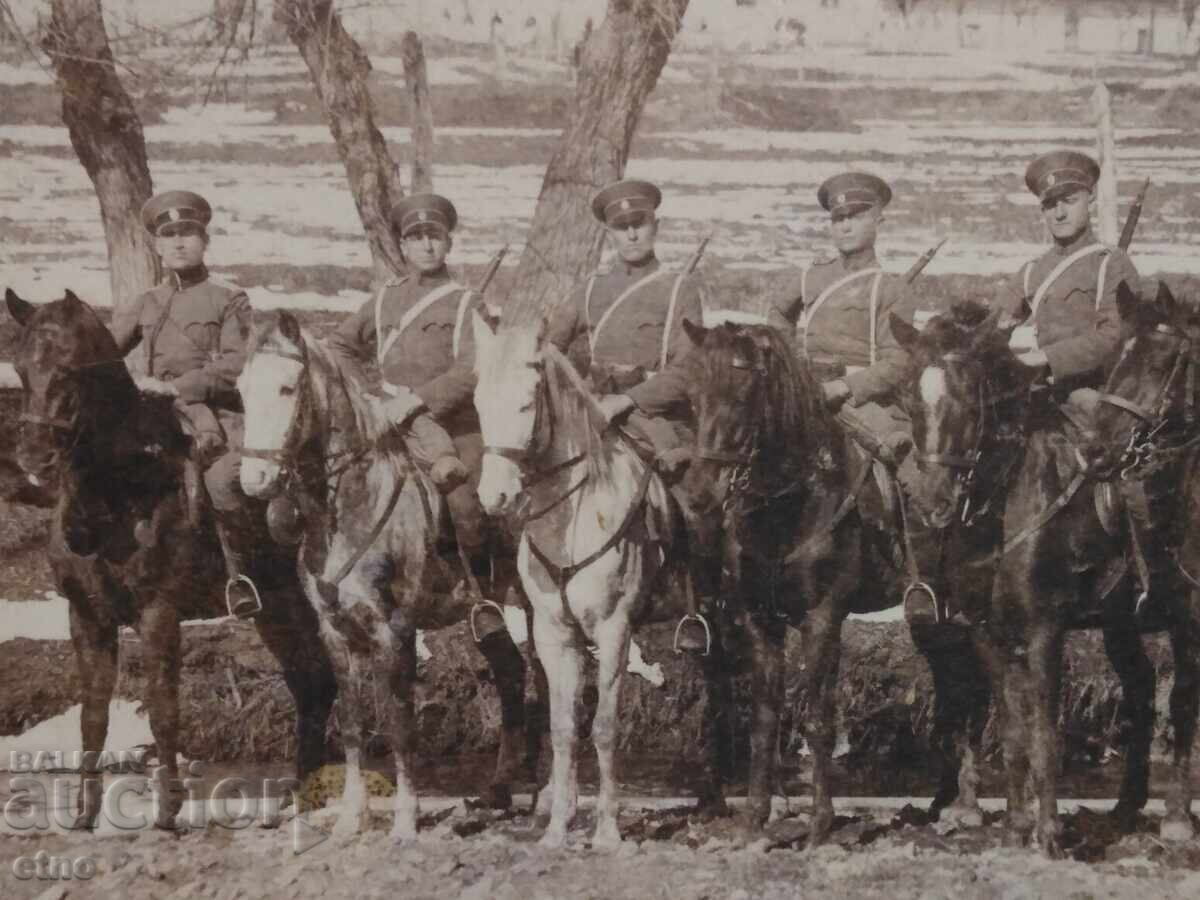 ETROPOLE, FOTOGRAFIE REGALĂ, CAVALERIST, SOLDAT, UNIFORMĂ - 6