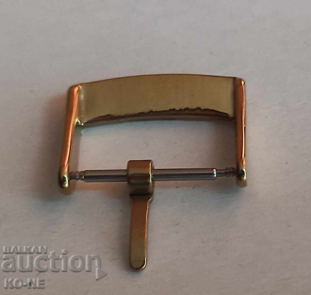 Omega Buckle with Gold Plating - 18mm - 6