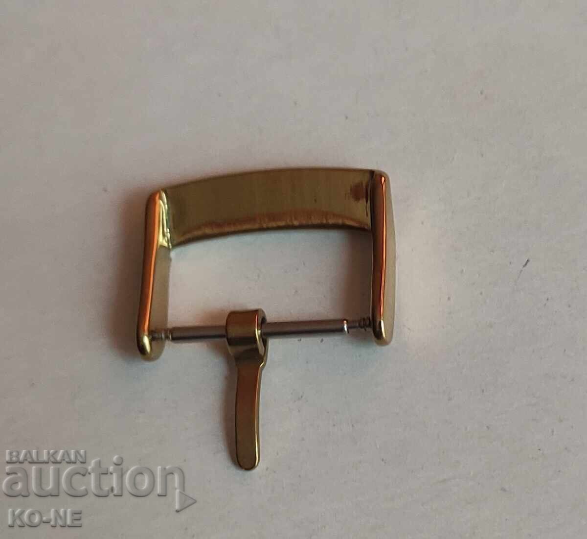 Omega Buckle with Gold Plating - 16, 18, 20mm - 7