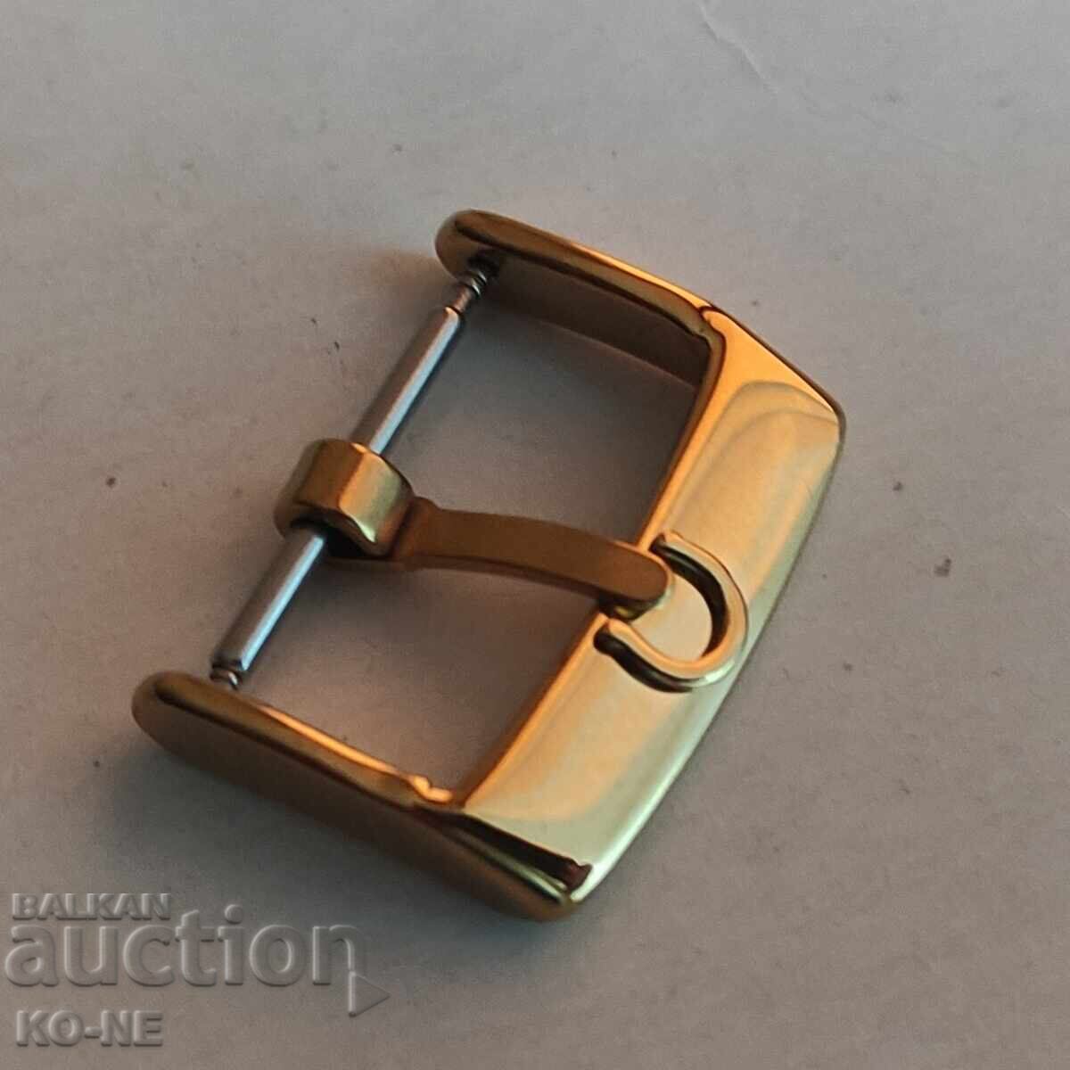 Omega Buckle with Gold Plating - 18mm