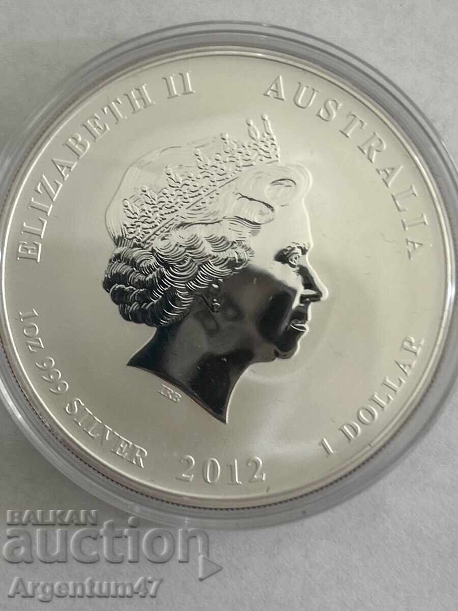Delivery of SILVER 1 OZ 2012 AUSTRALIA - LUNAR II YEAR OF THE DRAGON Delivery of SILVER 1 OZ 2012 AUSTRALIA - LUNAR II YEAR OF THE DRAGON