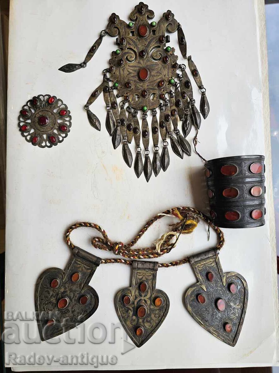 Auction  Set of Revival Silver Jewelry