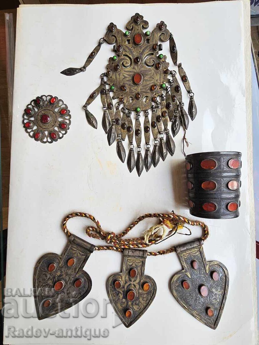 Set of Revival Silver Jewelry