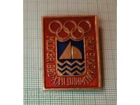 Badge - Olympics Moscow 1980 Sailing