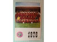 DFS Calendar and Lokomotiv Sofia Football Club 1976