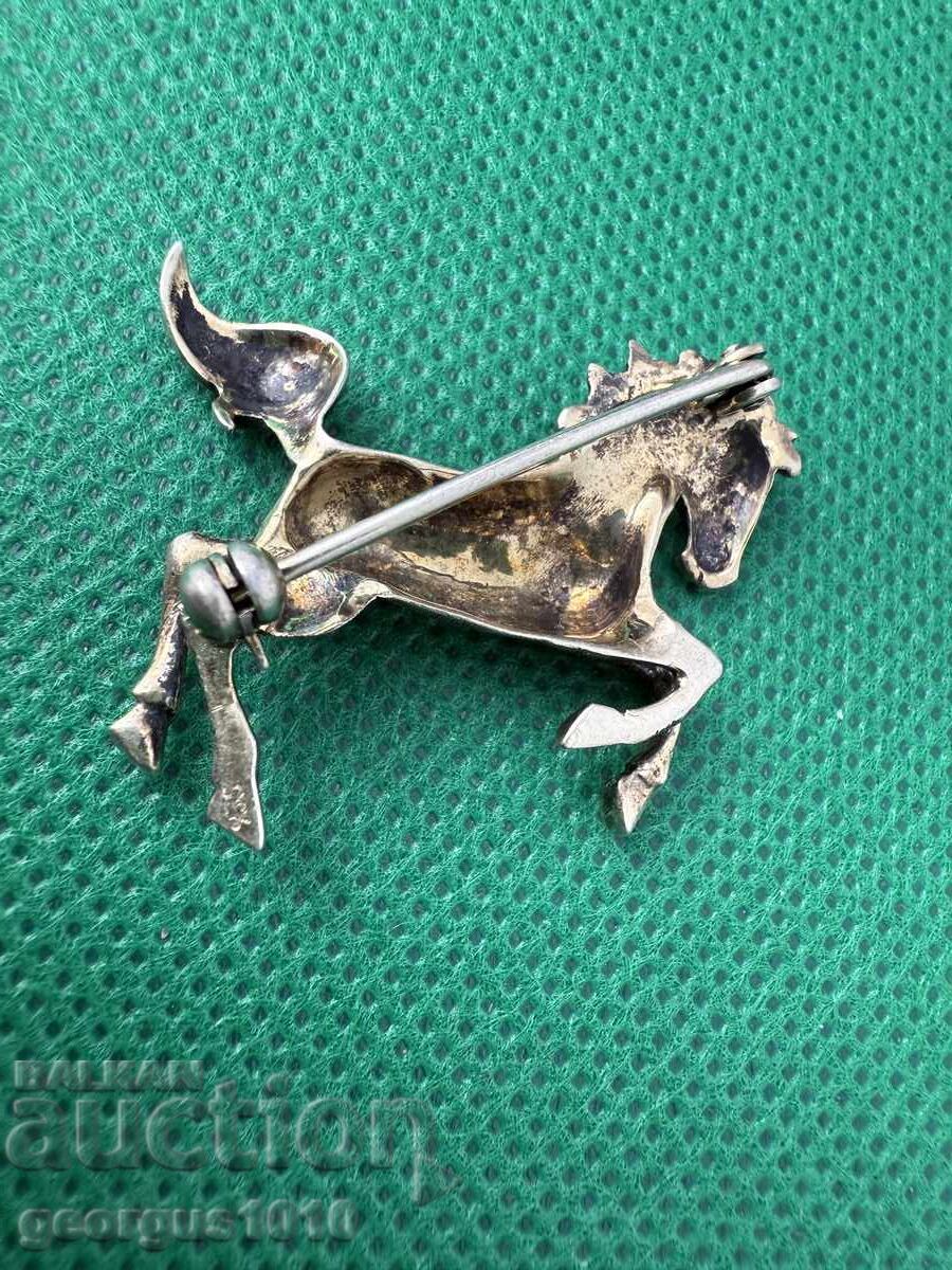 Ασημένια καρφίτσα με επιχρύσωση Νο. 7523 - 5 Ασημένια καρφίτσα με επιχρύσωση Νο. 7523 - 5