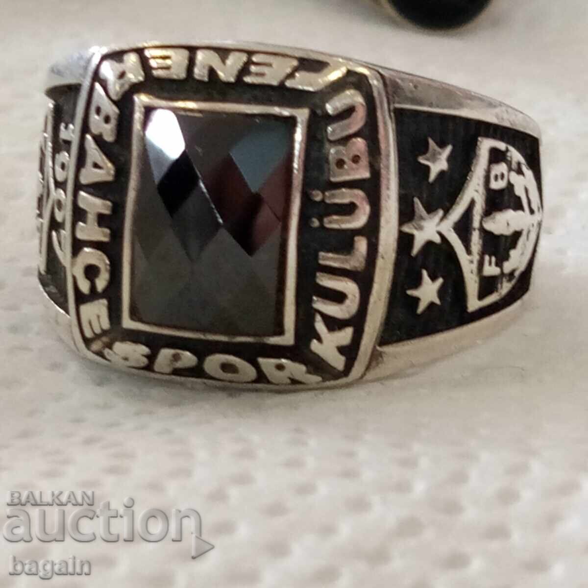 Δημοπρασία Ανδρικό ασημένιο δαχτυλίδι. Φενέρμπαχτσε Δημοπρασία Ανδρικό ασημένιο δαχτυλίδι. Φενέρμπαχτσε