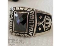 Men's silver ring. Fenerbahce
