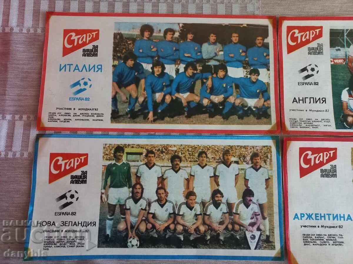 Licitație Echipe din ziarul Start - CM Spania '82
