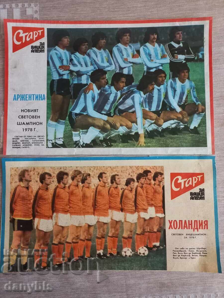 Teams from the newspaper Start - World Cup Argentina '78