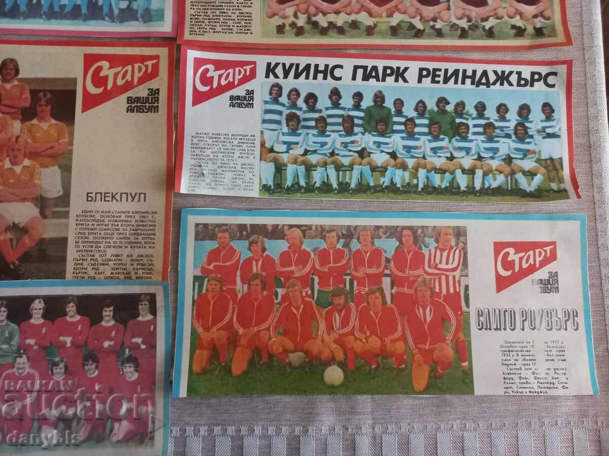 Teams from the newspaper Start - Great Britain with price 10.00 BGN | € 5.11 Teams from the newspaper Start - Great Britain with price 10.00 BGN | € 5.11