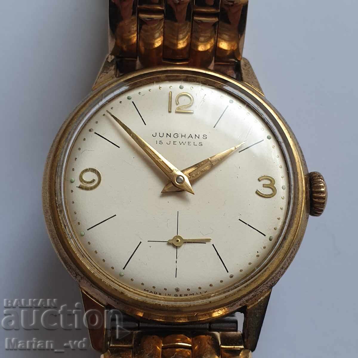 Men's wristwatch Junghans 16 jewels with price 100.00 BGN | € 51.13 Men's wristwatch Junghans 16 jewels with price 100.00 BGN | € 51.13